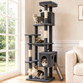 70 Inches Indoor Cat Tree with Ladder H70400