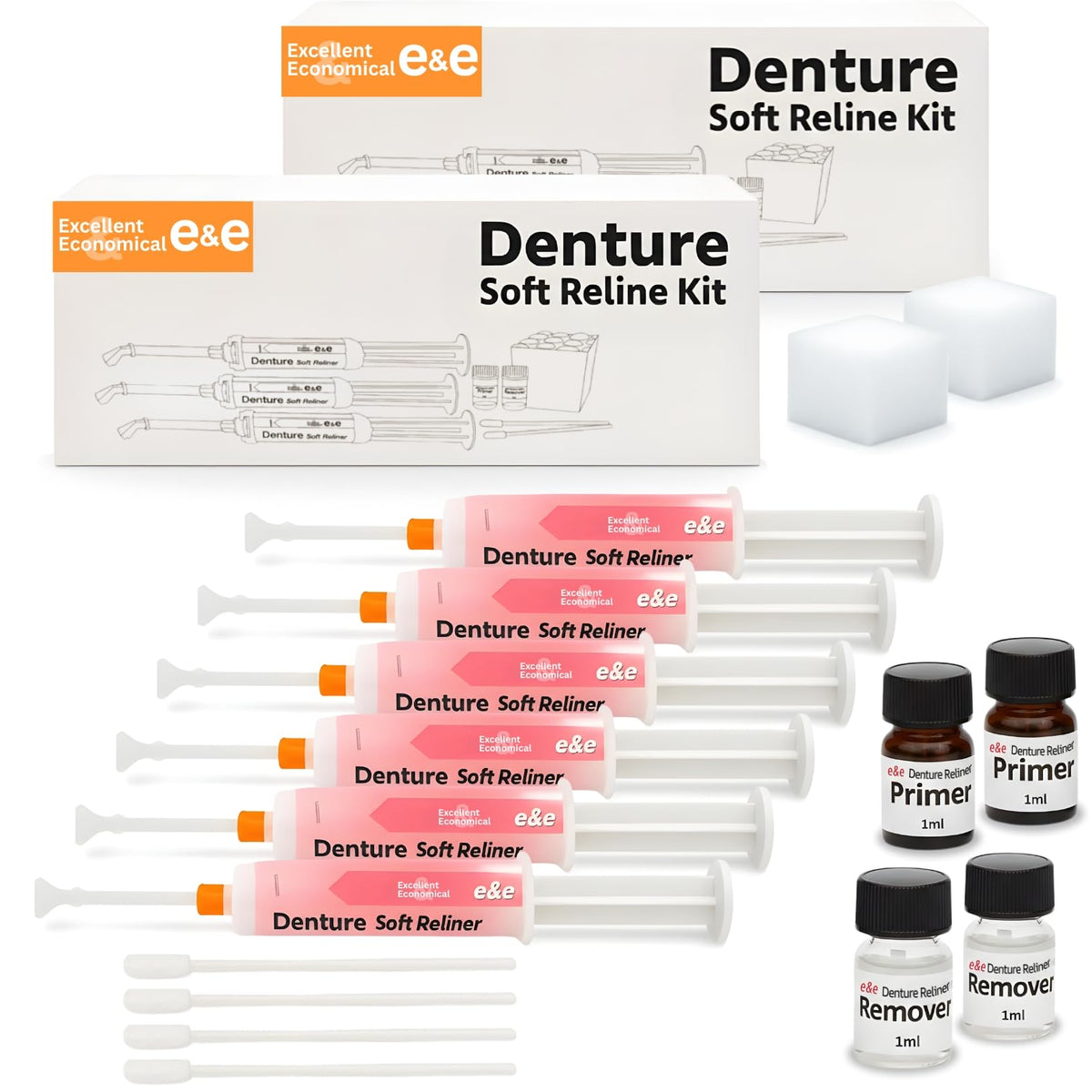 Denture Soft Reline Kit 2-Pack D684