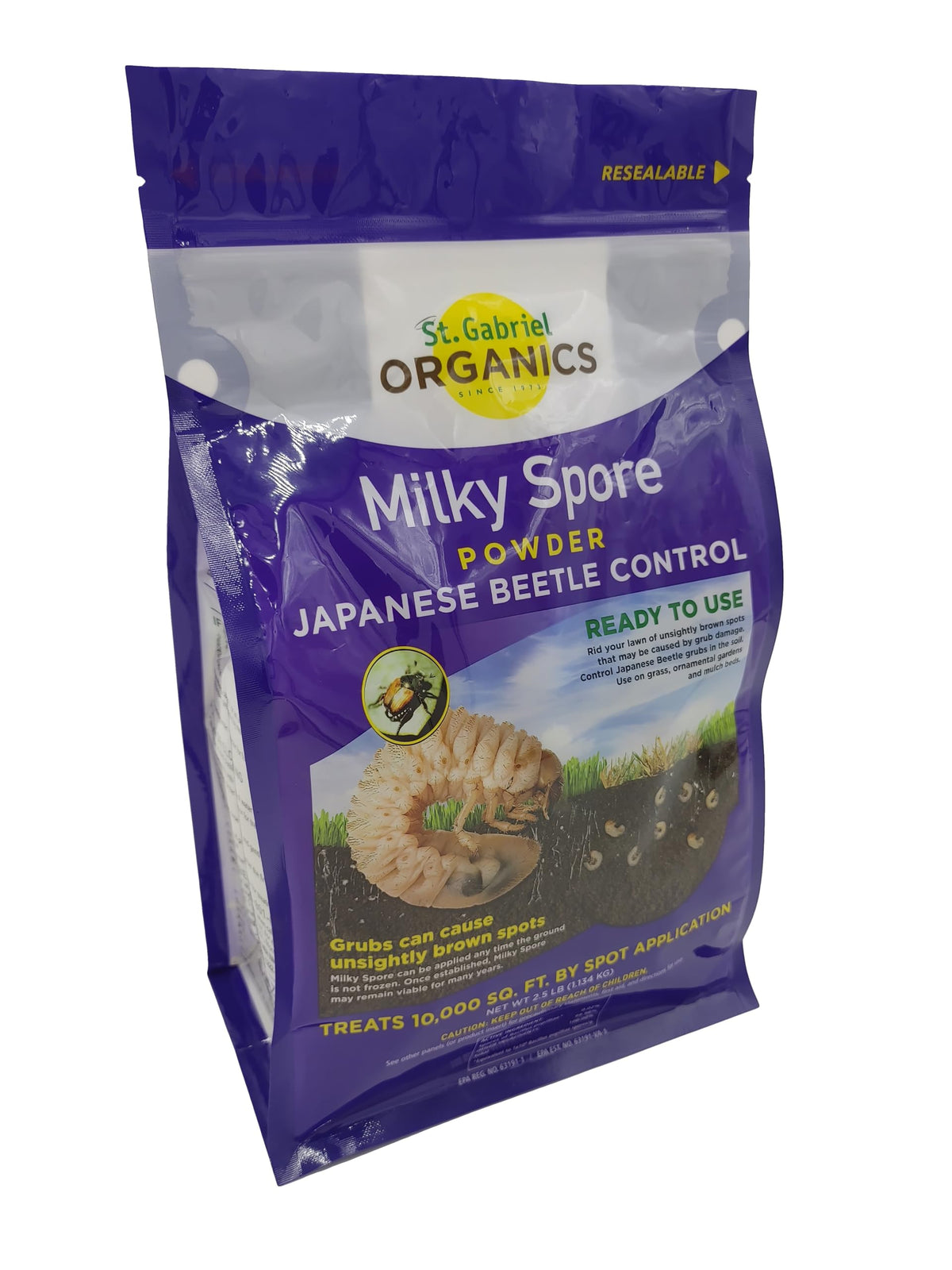 Milky Spore Japanese Beetle Killer Pack of 4 Y3785