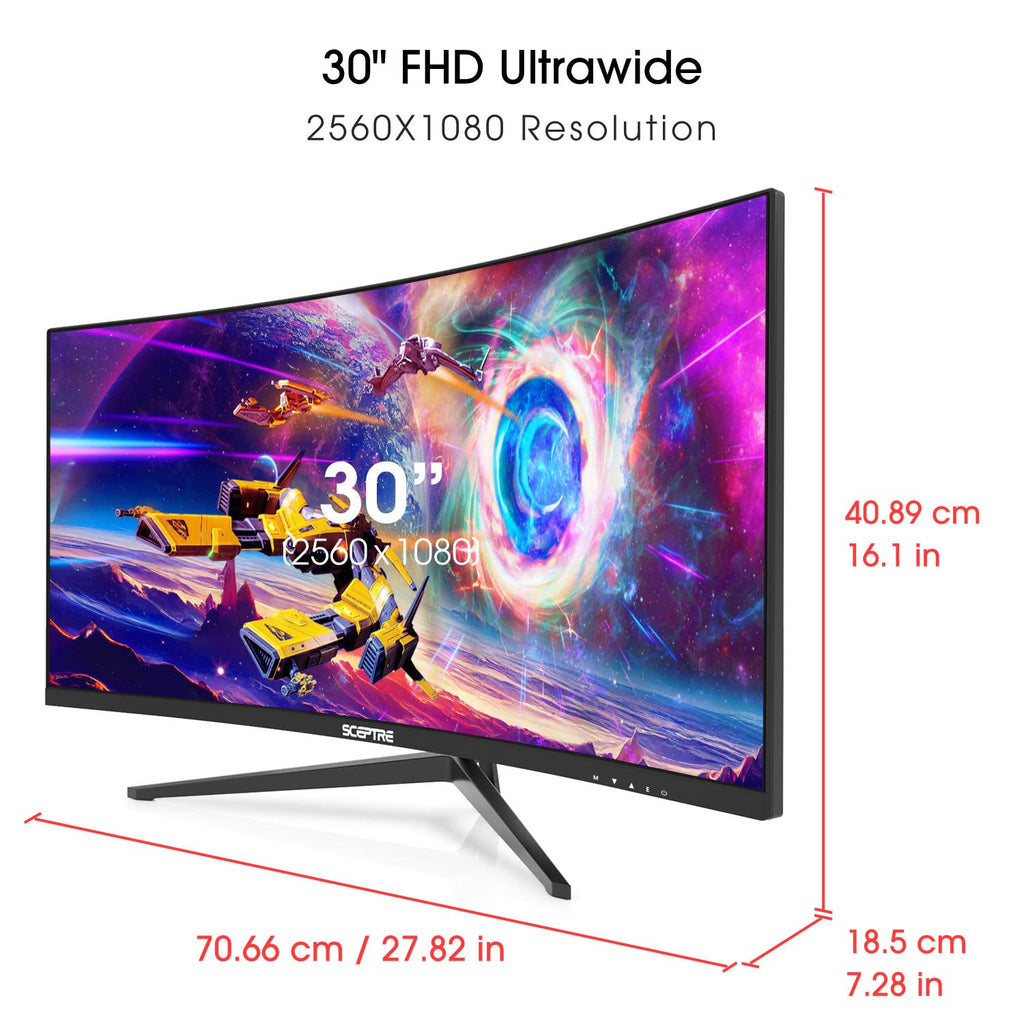 30-inch Curved Ultra Wide Gaming Monitor 200Hz Y562