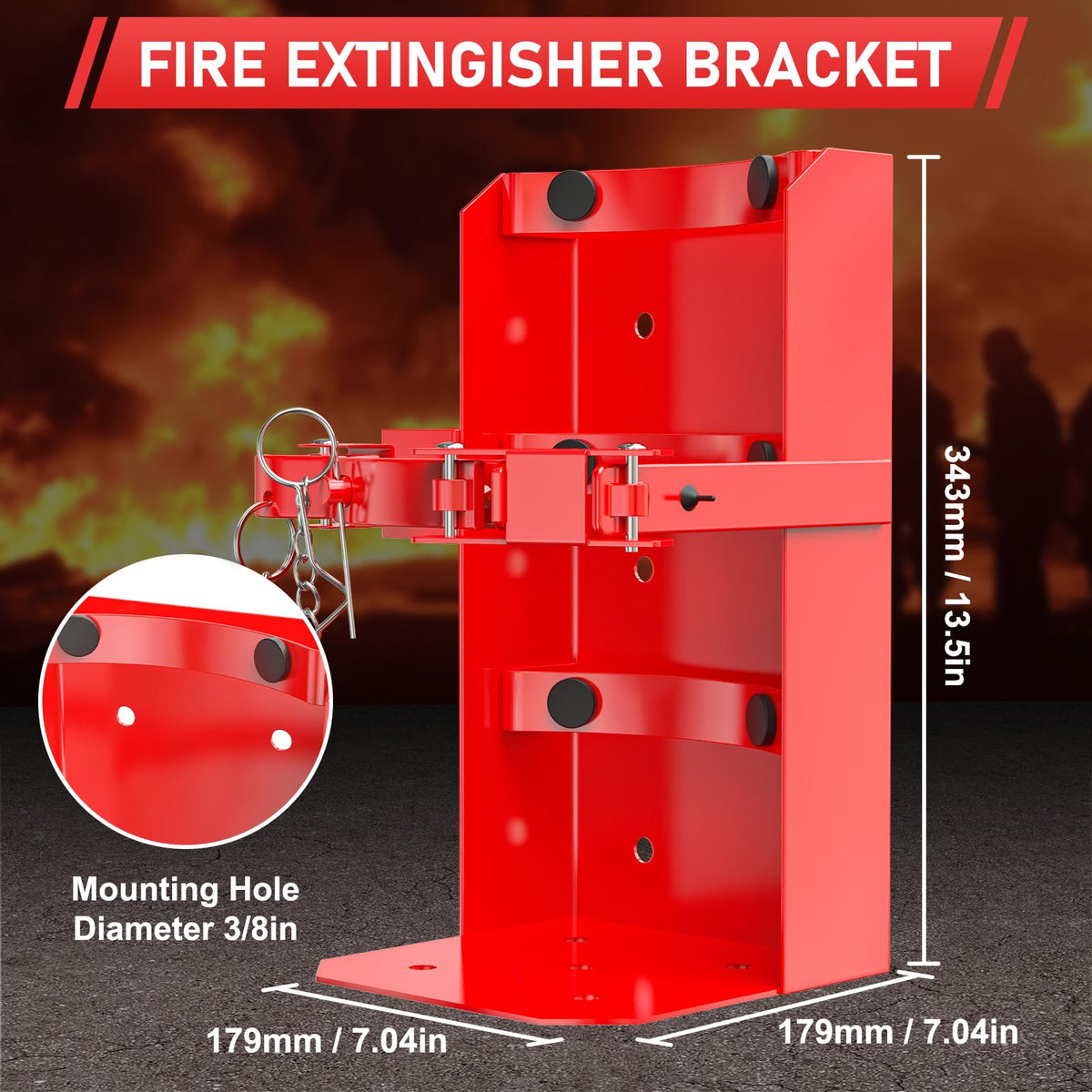 Heavy Duty Fire Extinguisher Mount Z583360