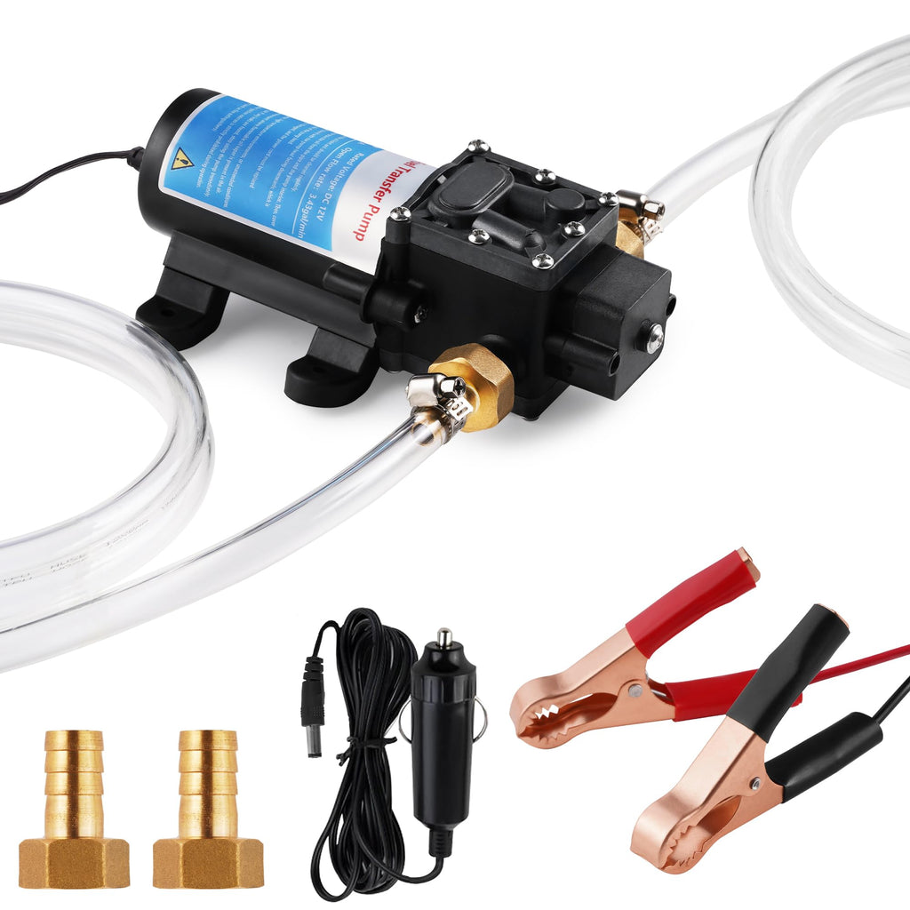 12V Gasoline Transfer Pump Set 3.4 GPM F545215