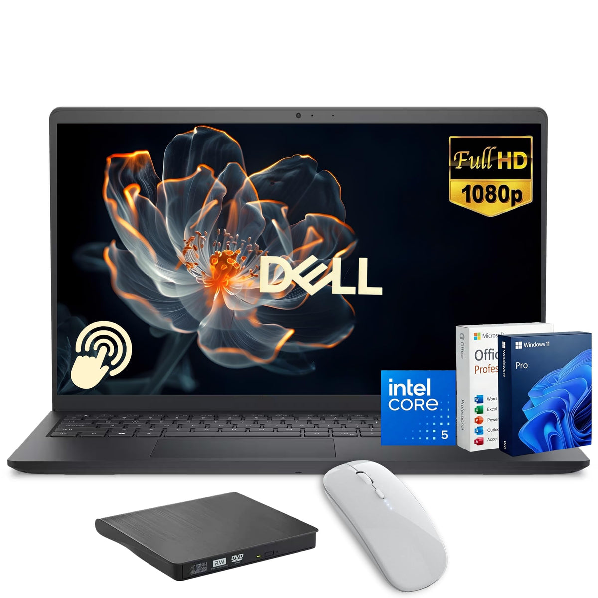 15 FHD Touch Laptop, i5, 16GB RAM, 512GB SSD J1033