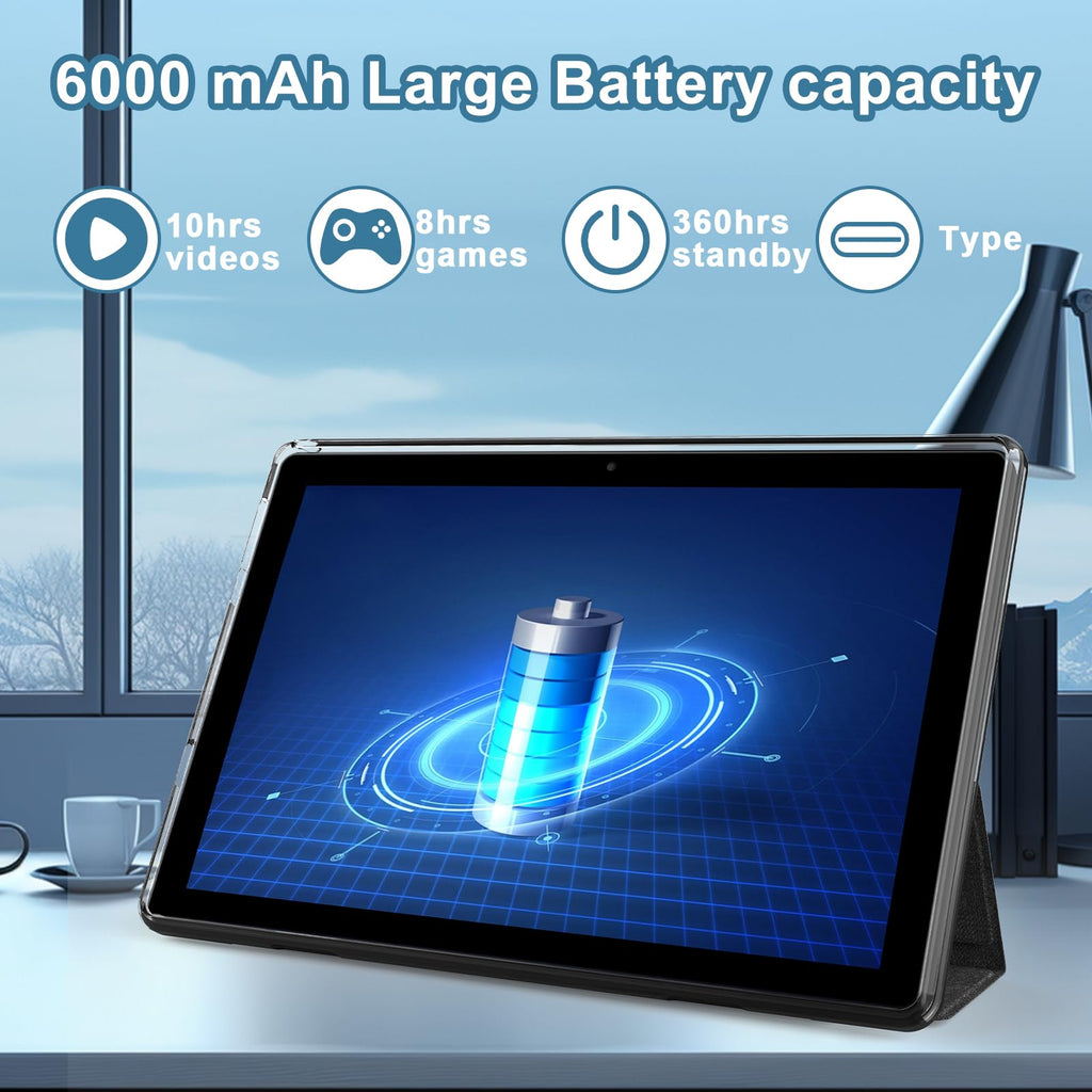 10 inch Tablet 12GB RAM 64GB ROM Black M6156
