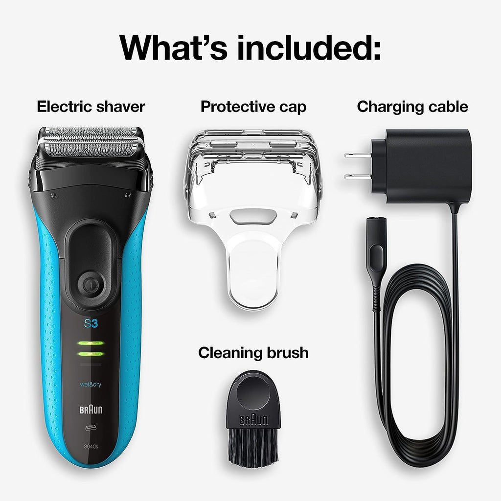 Electric Series 3 Wet & Dry Foil Shaver with Precision Trimmer L922273