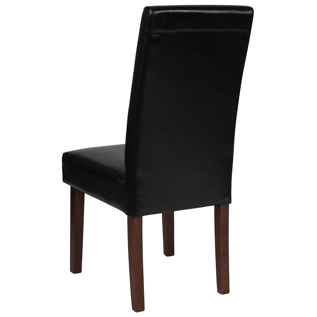 Black Faux Leather Accent Dining Chair A534