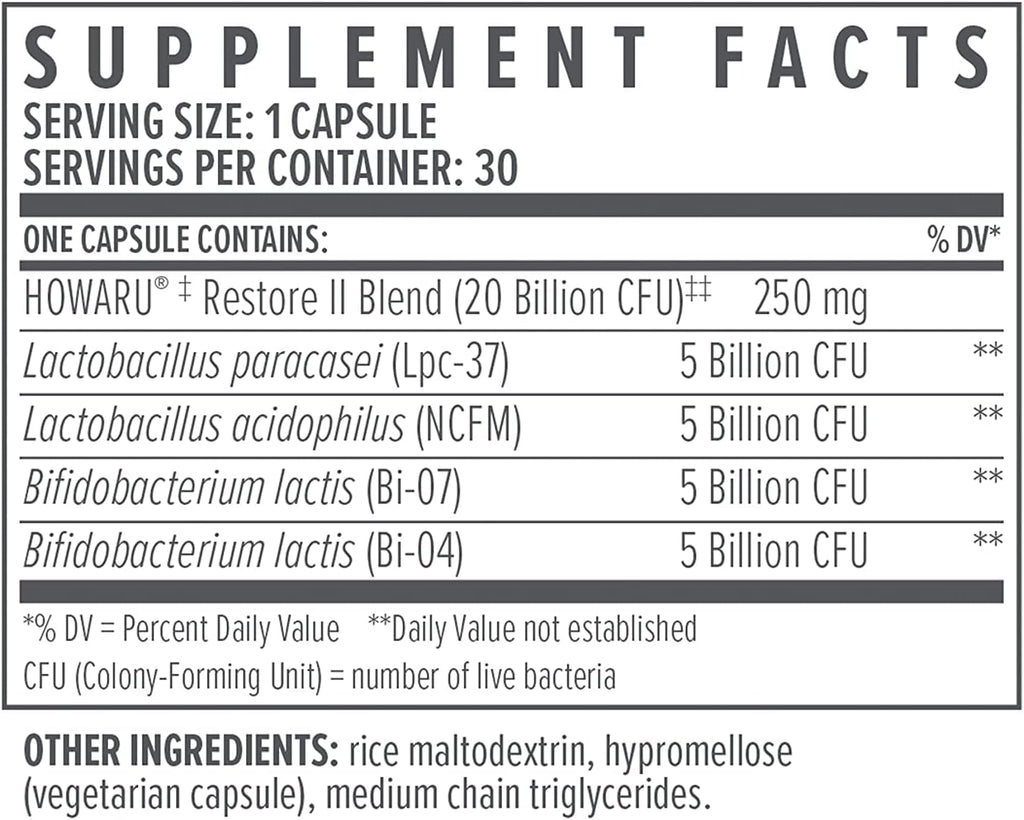 Probiotic 30 Capsules Q9343