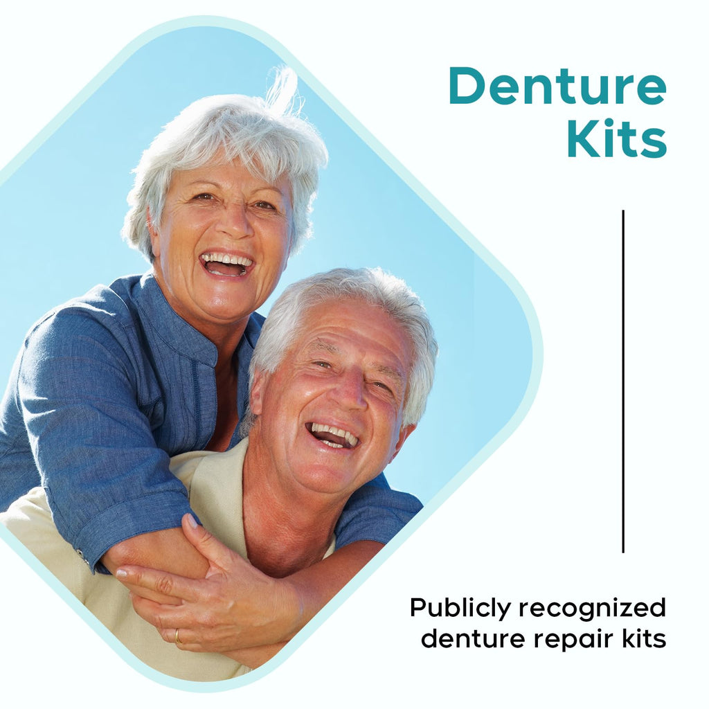 DIY Denture Kit Full Set Top & Bottom Fake Teeth T98250