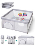 Foldable Baby Playpen with Mat U3951