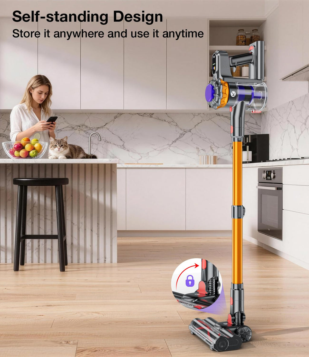 600W 50KPA Cordless Stick Vacuum Cleaner Z155