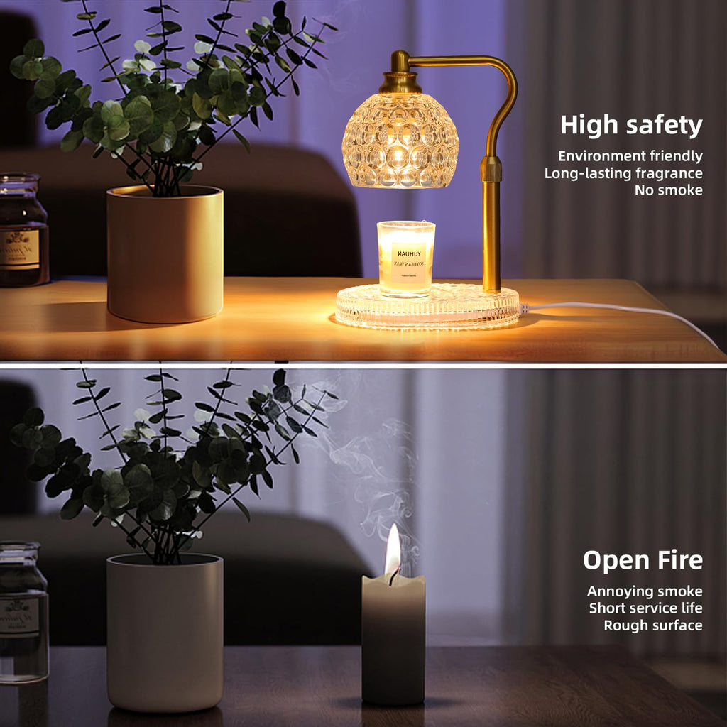 Candle Warmer Lamp with Timer & Dimmer, Height Adjustable G535