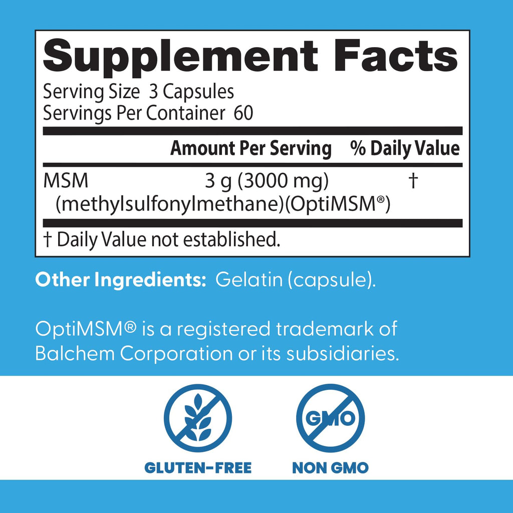 MSM Supplement Capsules S728