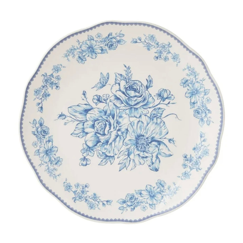 Blue 12-Piece Stoneware Dinnerware Set G14589