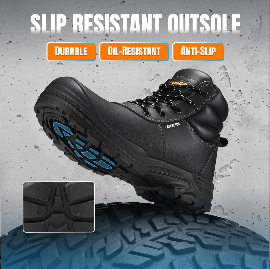 Steel Toe Non Slip Work Boots L296904
