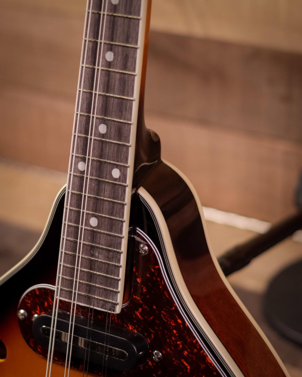 Brown Sunburst Acoustic-Electric Mandolin A9992