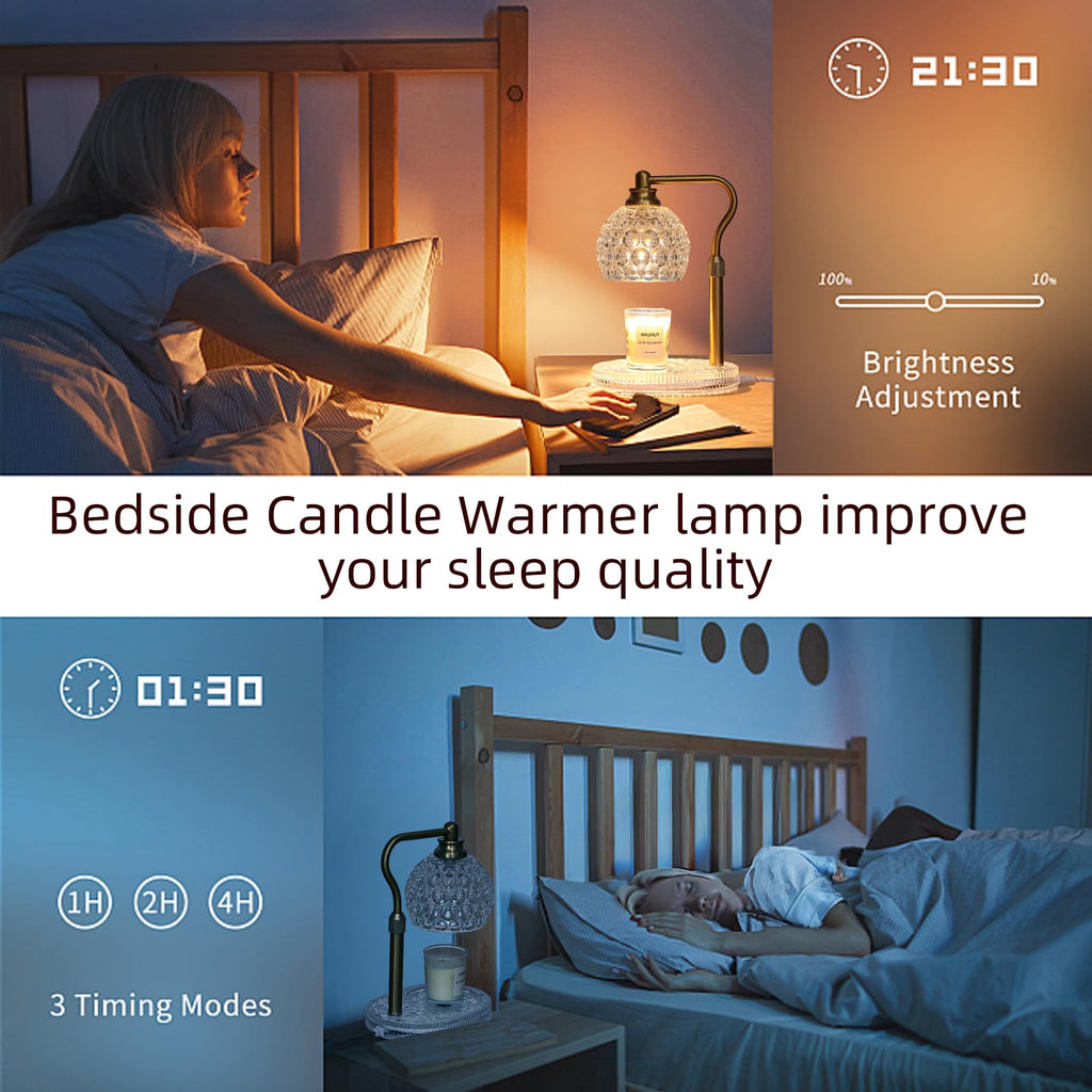 Candle Warmer Lamp with Timer & Dimmer, Height Adjustable G535