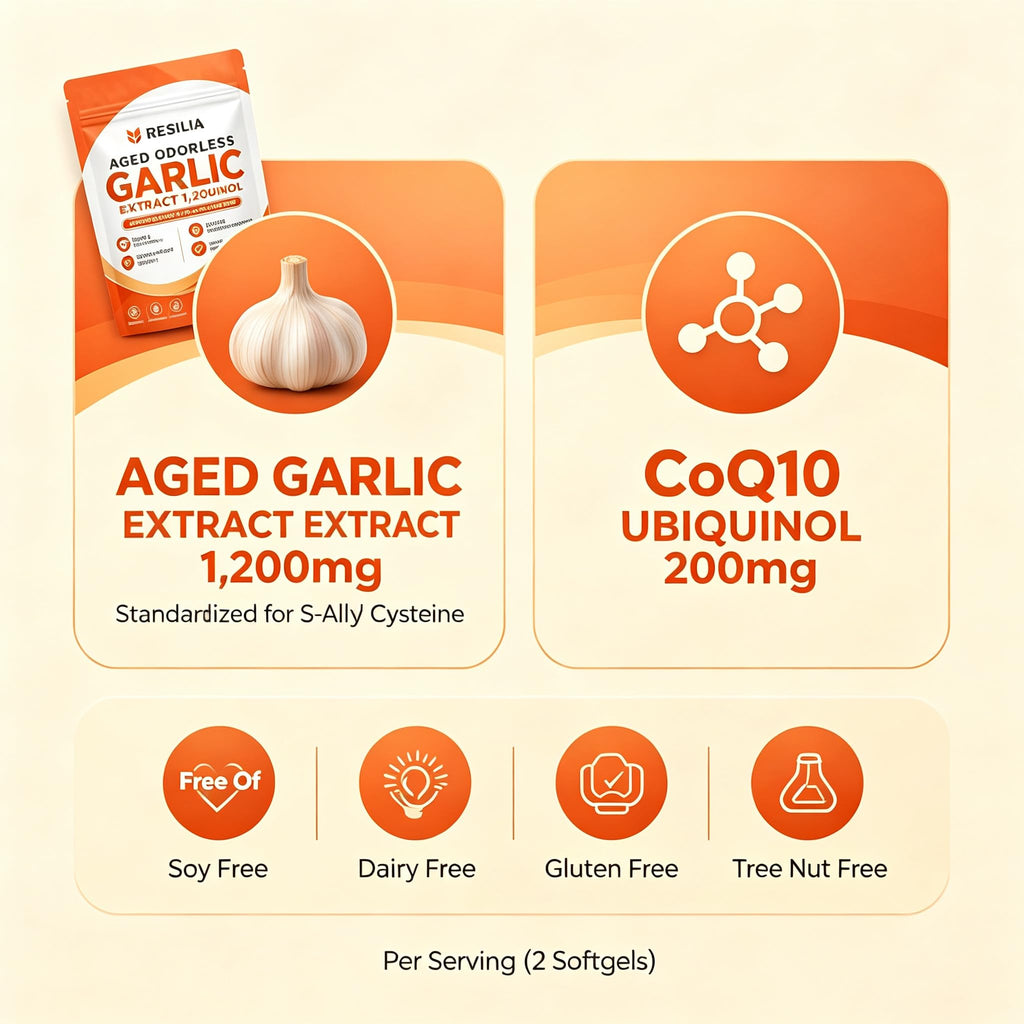 Aged Garlic Supplement 180 Softgels 1200mg A406006