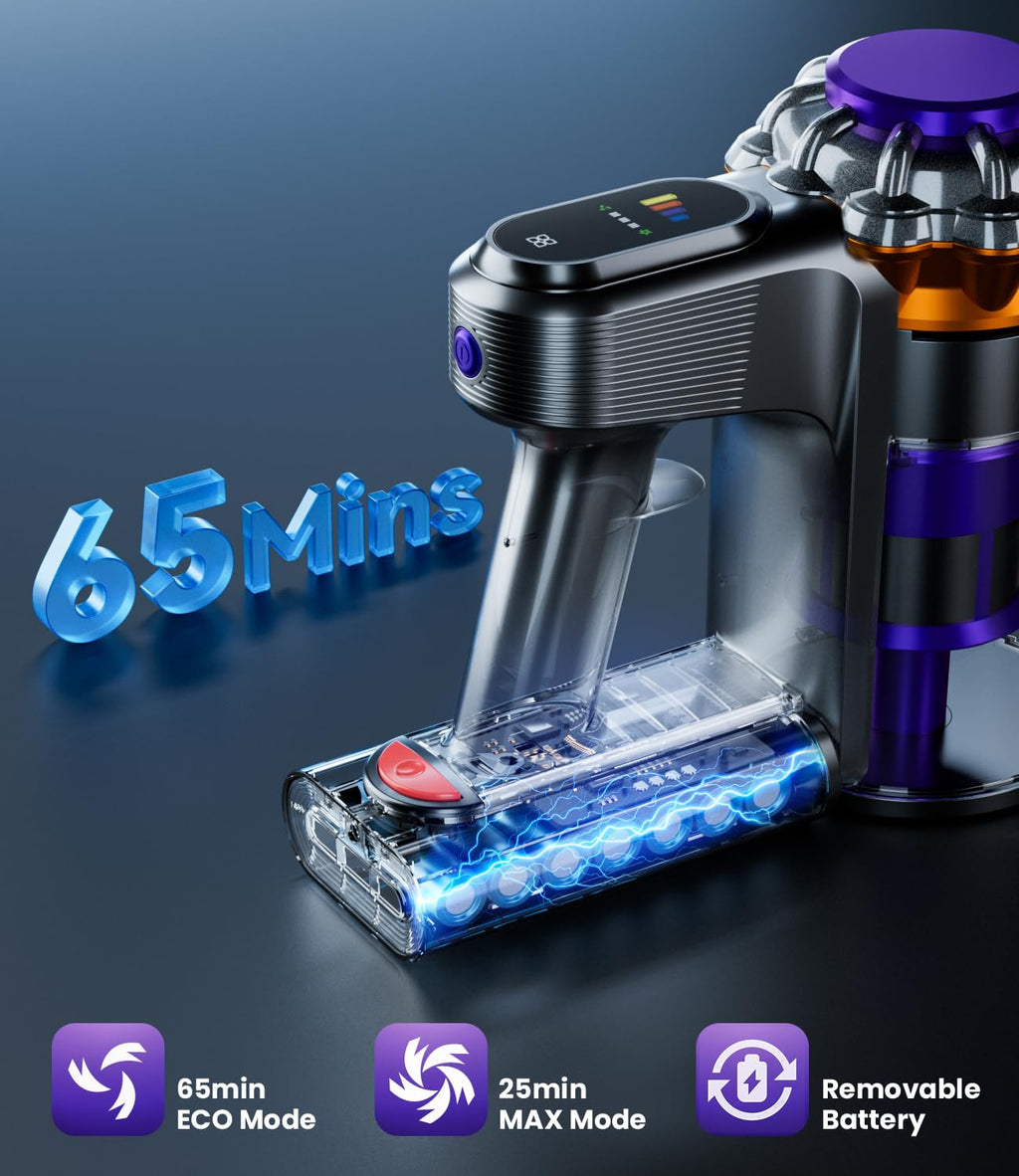 600W 50KPA Cordless Stick Vacuum Cleaner Z155