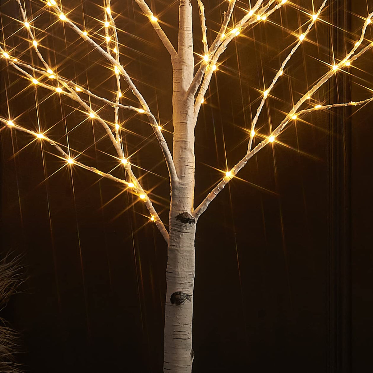 4FT Lighted Twig Birch Tree with 200 LED Lights Z6172