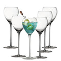 Hand Blown Crystal Cocktail Glasses Set of 6, 5.8Oz Clear A77342