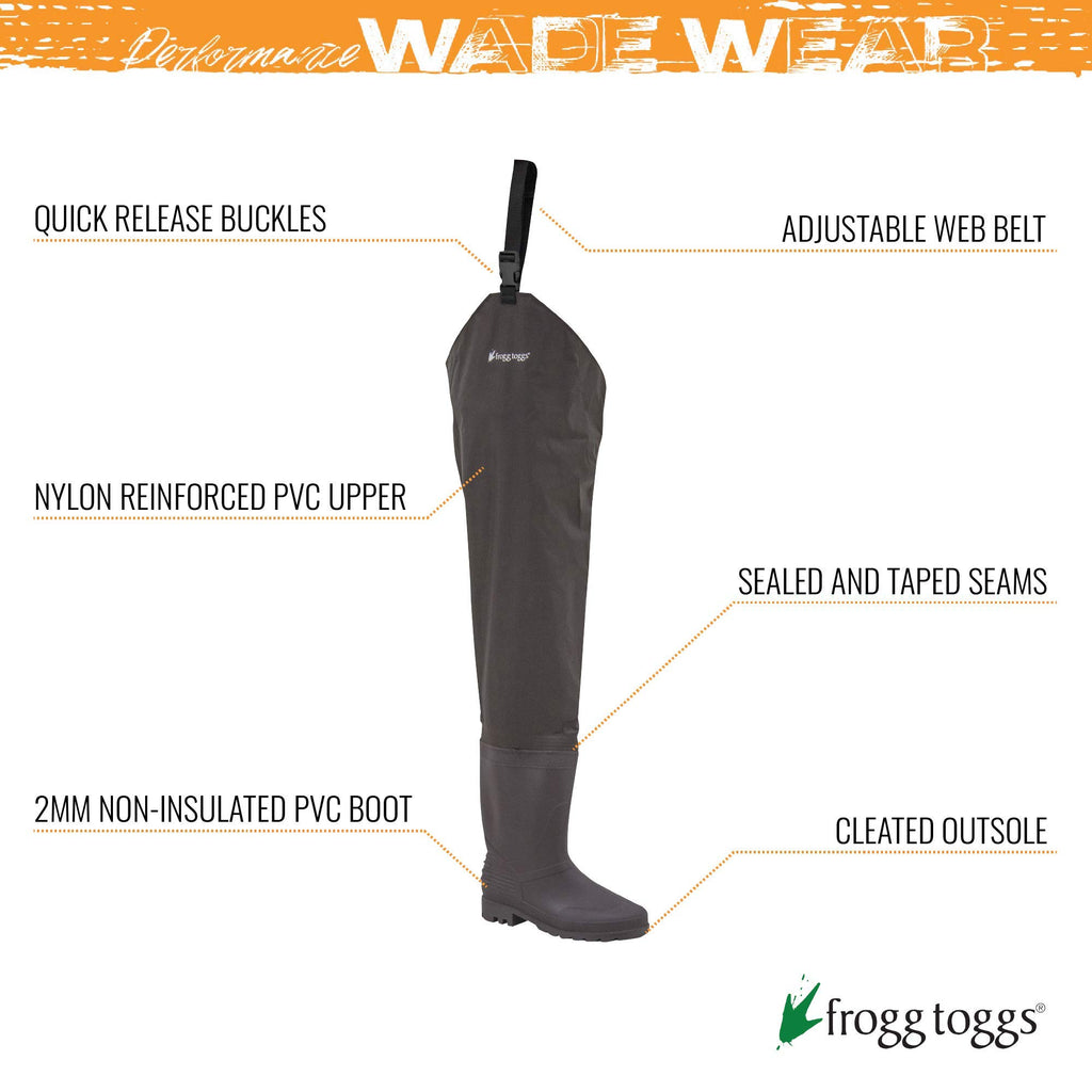 Waterproof PVC Fishing Bootfoot Hip Wader K64892
