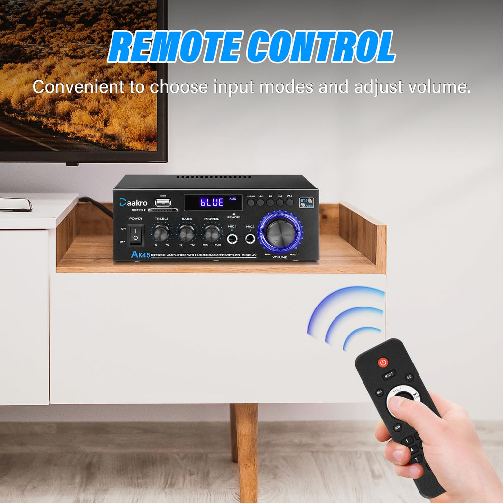300W Bluetooth 5.1 Stereo Audio Amplifier B45611