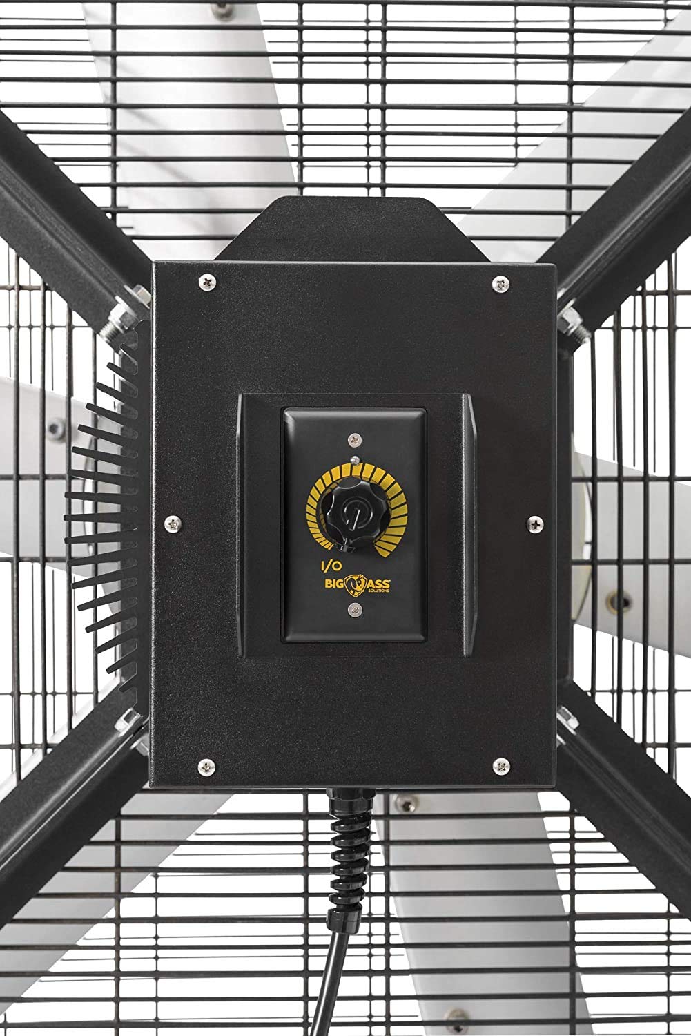 Black 6' Indoor/Outdoor Mobile Fan with Wheels Y90342