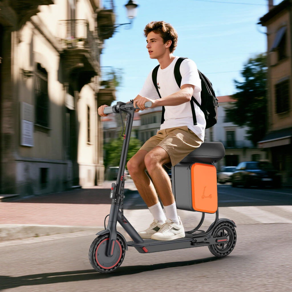 Electric Scooter with 350W/500W Motor, 16-22 Miles Range, Folding K4712