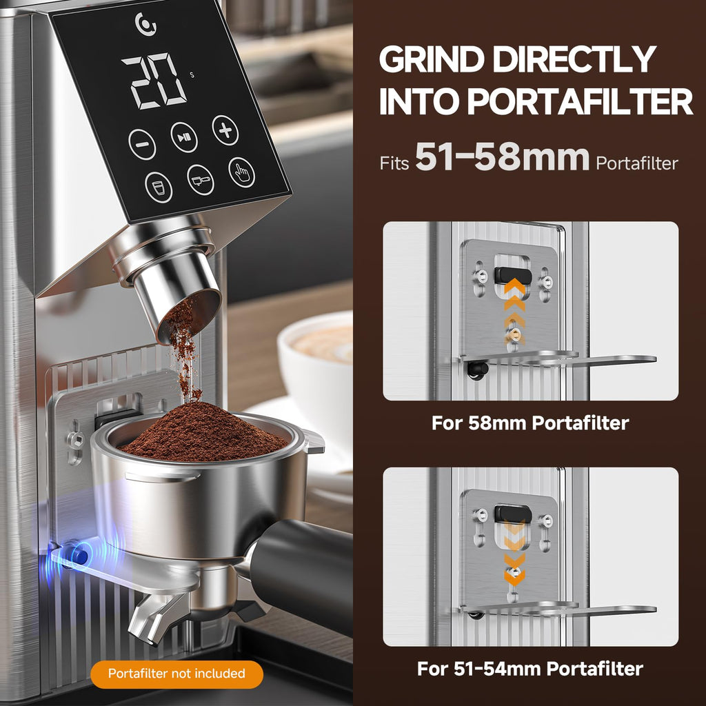 Conical Burr Coffee Grinder with 45 Grind Settings C613