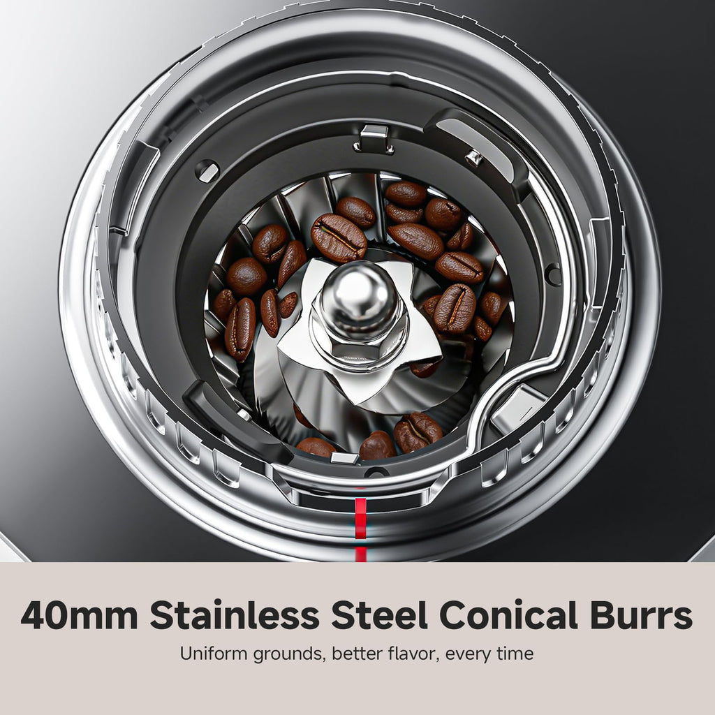 Conical Burr Coffee Grinder with 45 Grind Settings C613