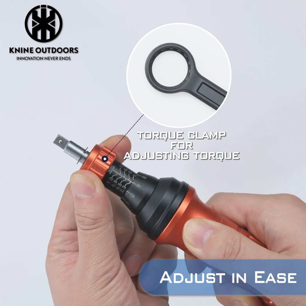 Torque Screwdriver Wrench Driver Set 10-80 Inch Pounds 20 Steel Bits R535