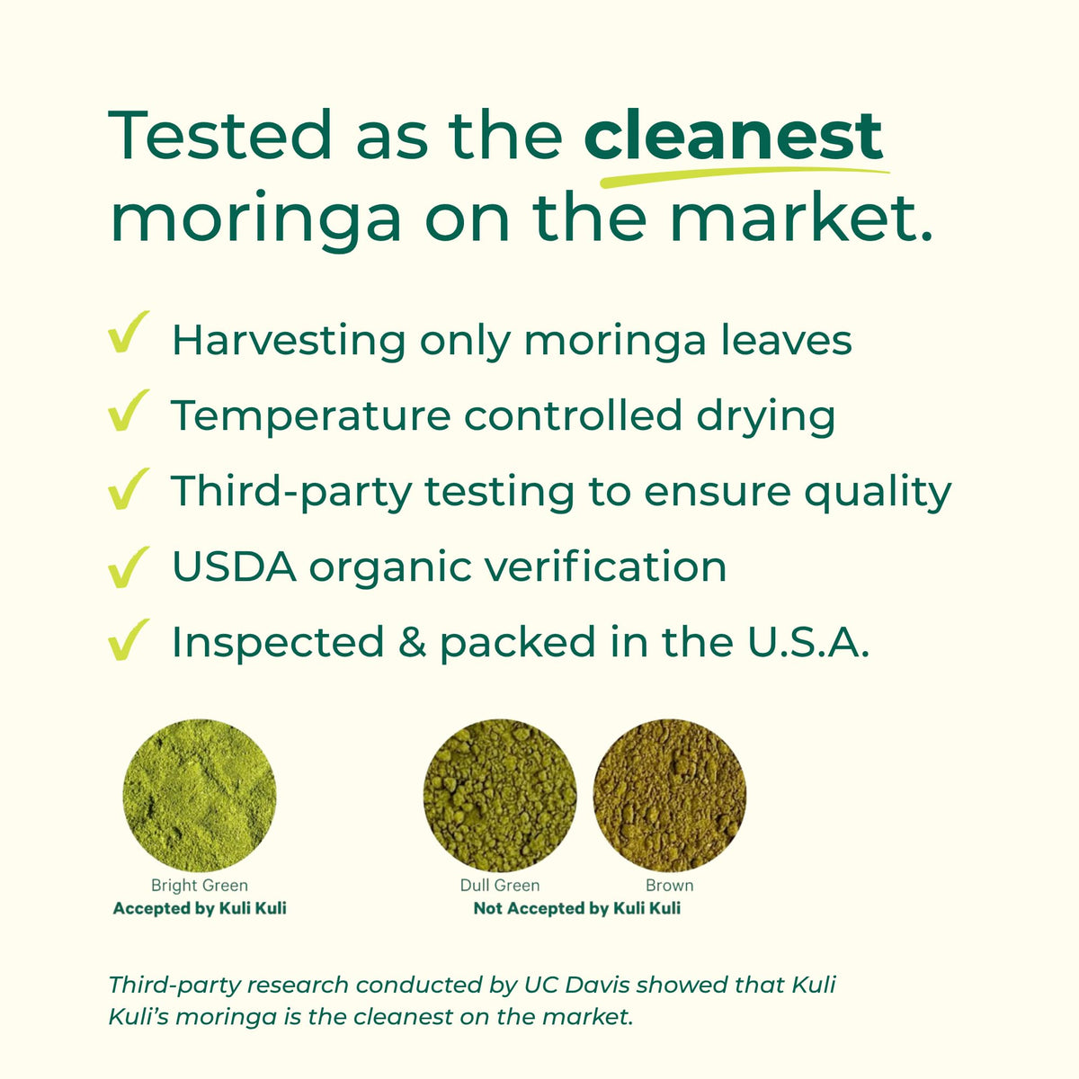 Pure Organic Moringa Leaf Capsules 60ct N577