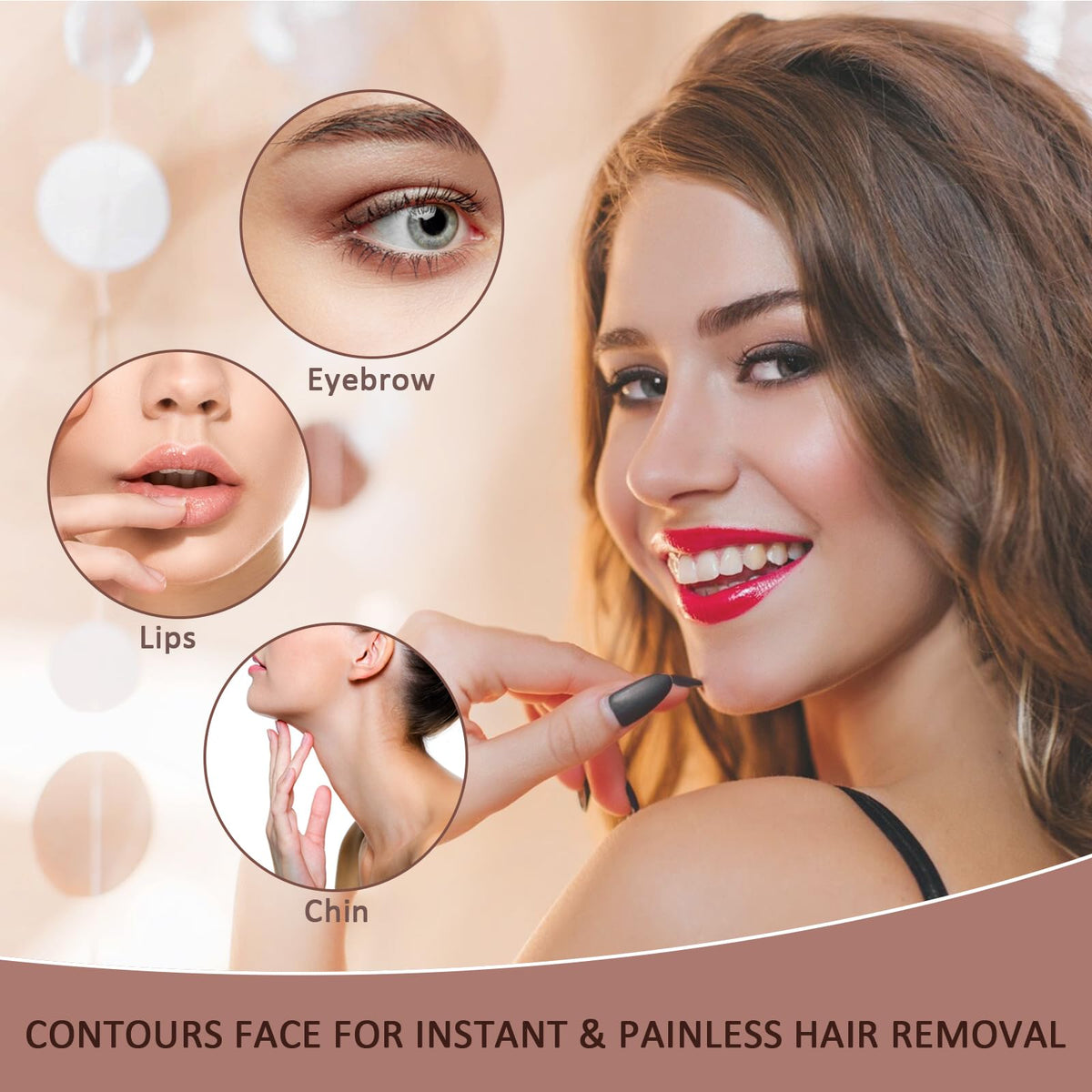Electric Face Shaver for Women N943934