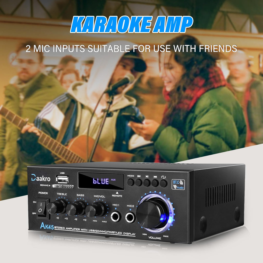 300W Bluetooth 5.1 Stereo Audio Amplifier B45611