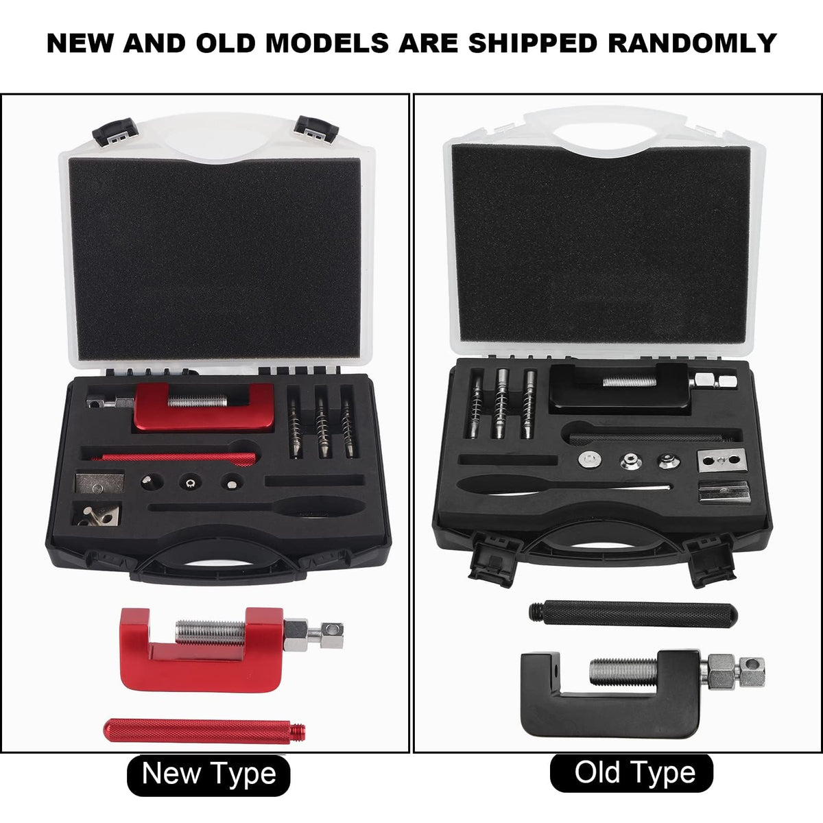 12 Pcs Motorcycle Chain Breaker Riveting Tool Set with Storage Box P562
