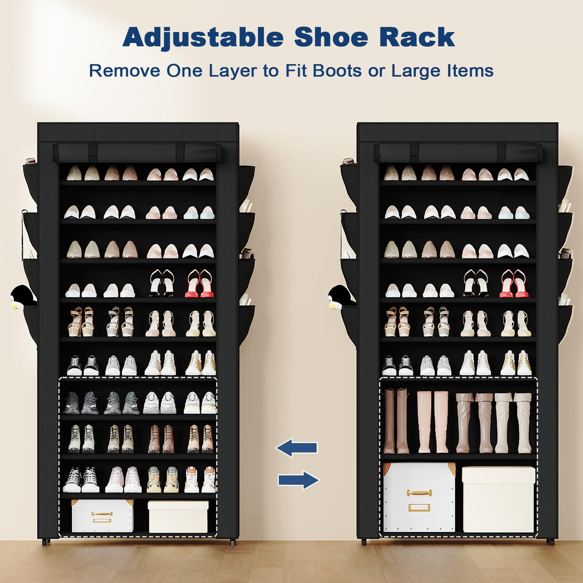 Shoe Rack with Cover K1097