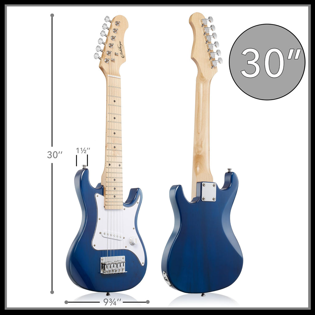 30-inch Kids Electric Guitar Beginner Kit with Amplifier, Blue D34057
