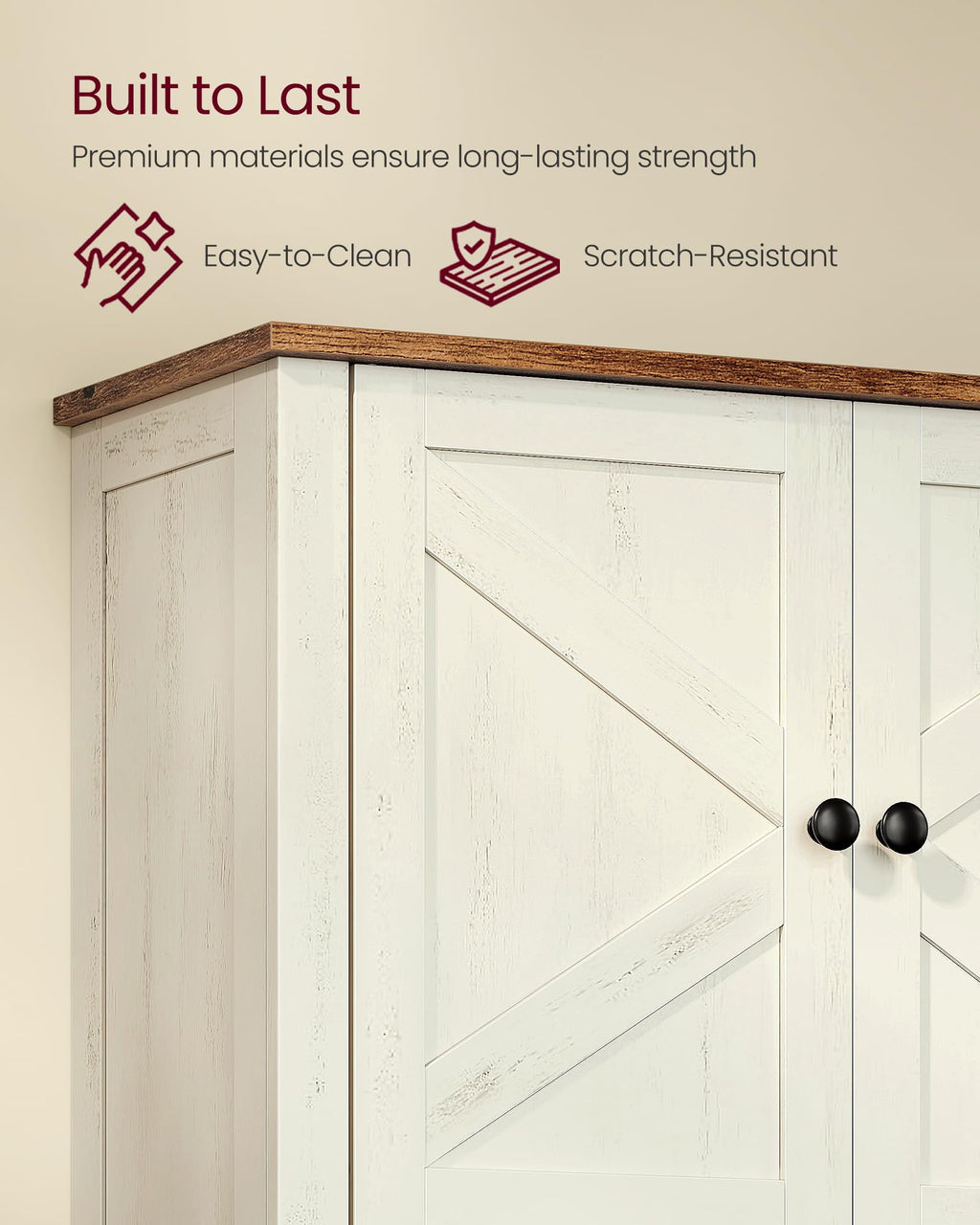 Wall-Mounted Bathroom Cabinet with Towel Bar Q15725