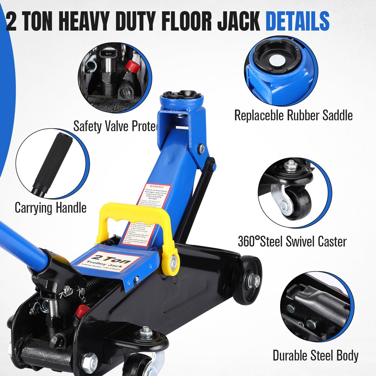 2 Ton Low Profile Hydraulic Floor Jack N11124