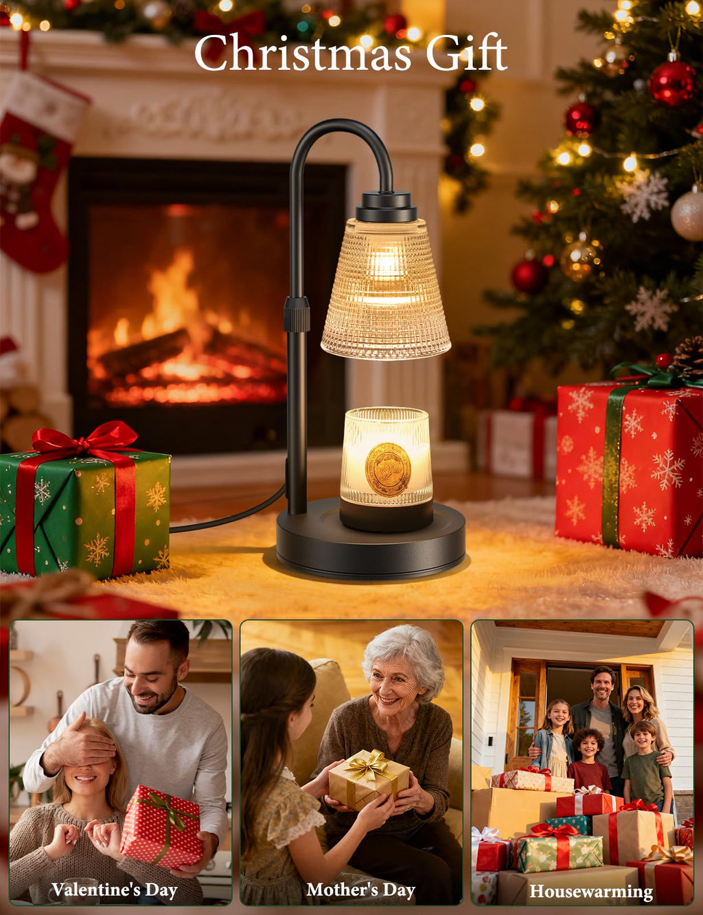 Dimmable Candle Warmer Lamp with Timer M718899