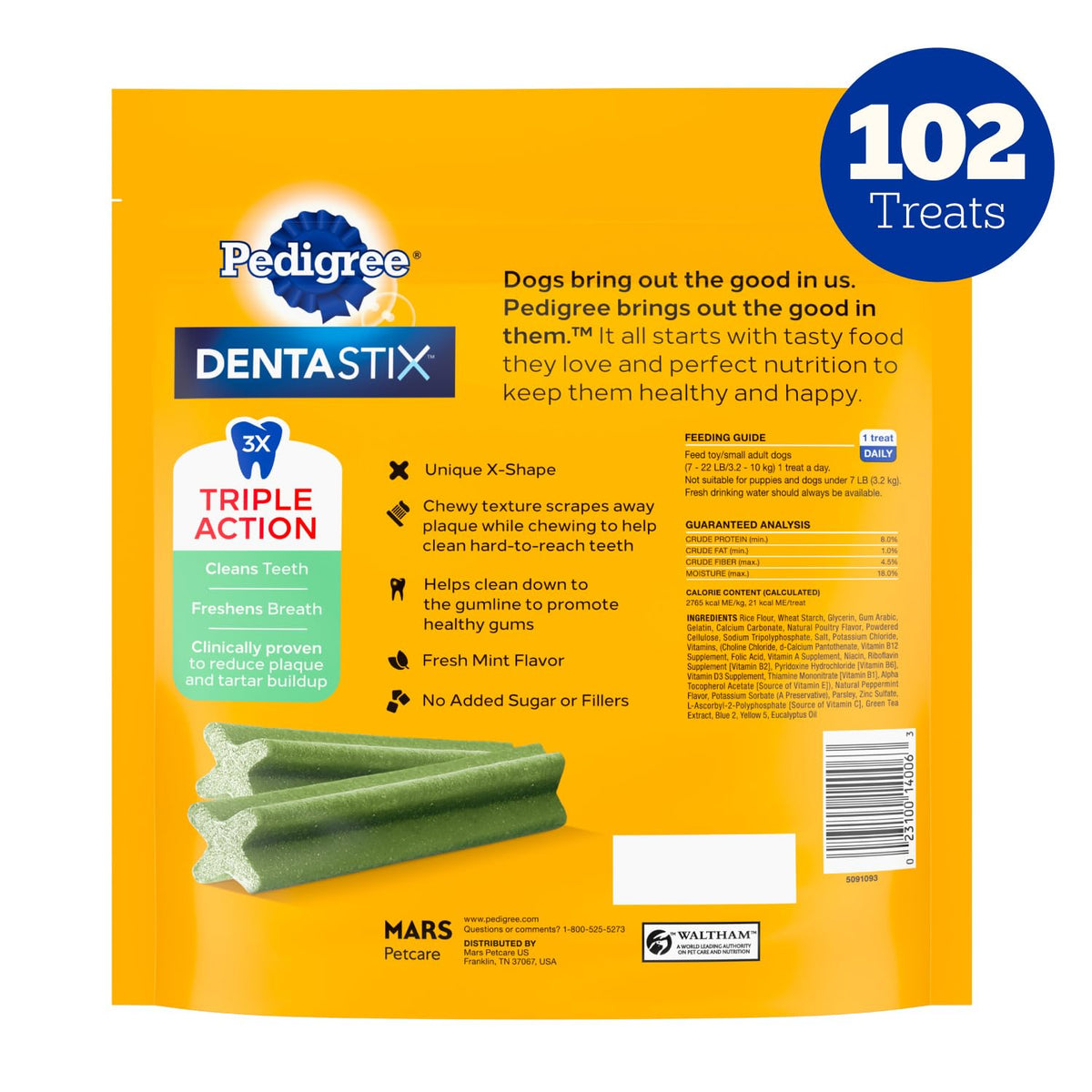 Small & Toy Breed Dental Dog Treats, 102 Count Q770688