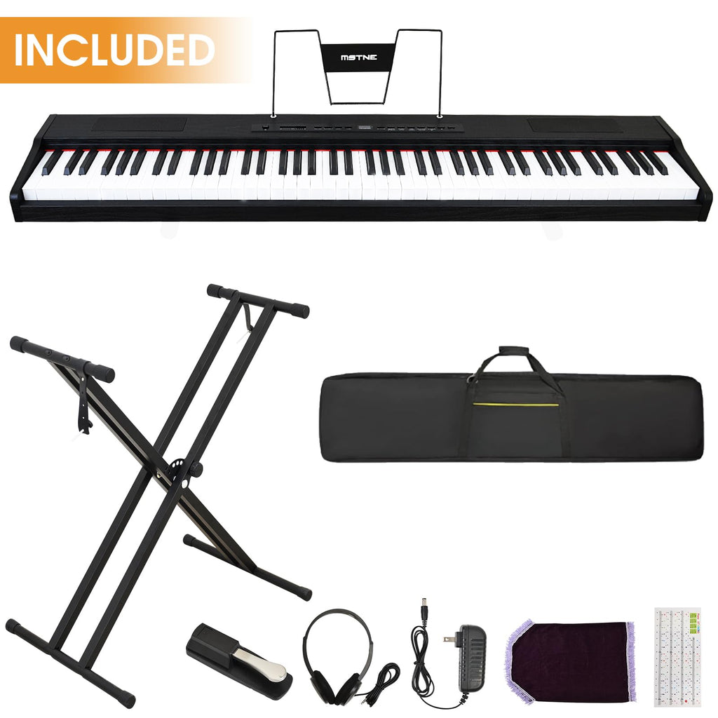 88 Key Semi Weighted Digital Piano with Stand N68282