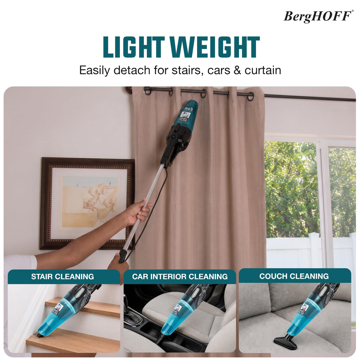 Blue Corded Stick Vacuum D418325