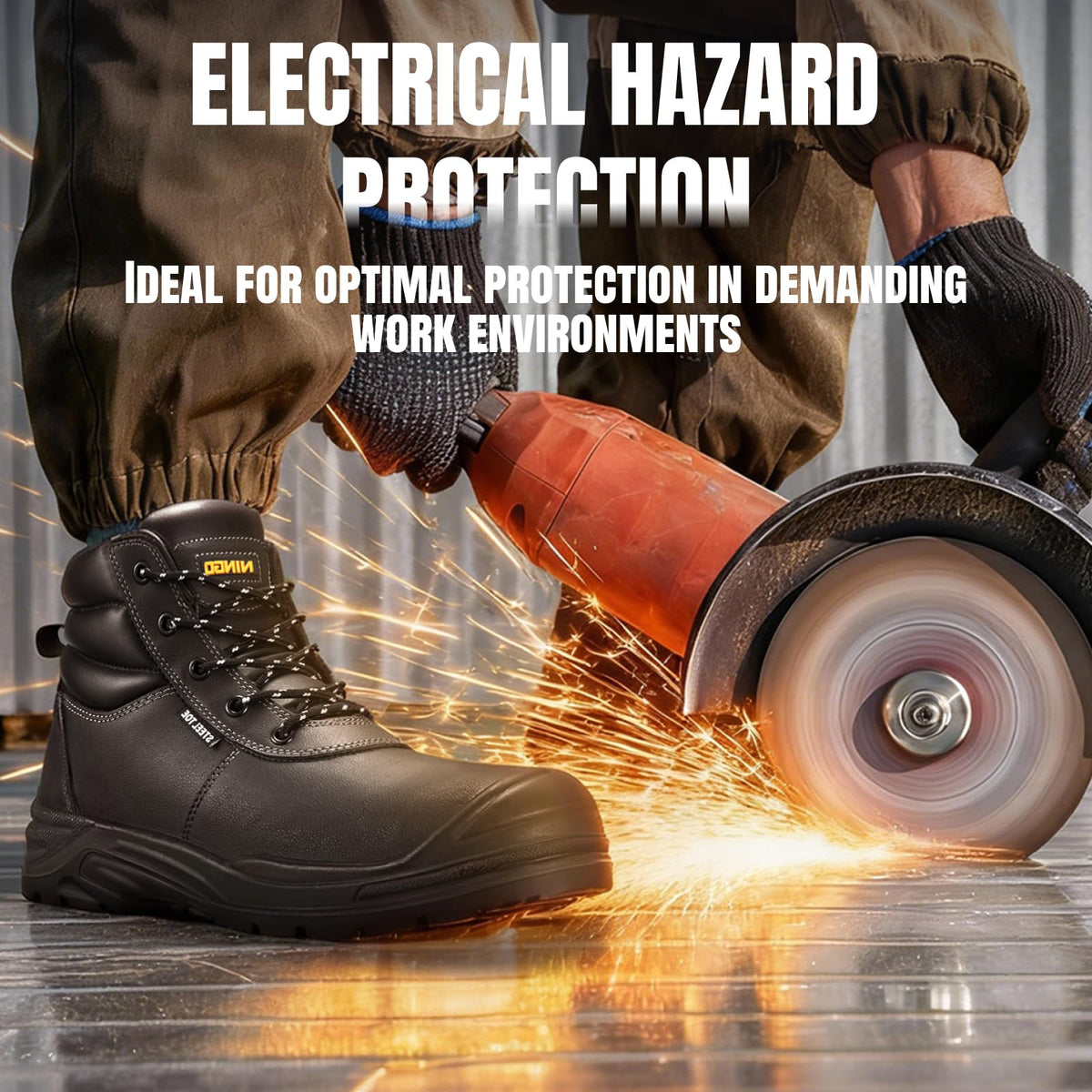 Steel Toe Non Slip Work Boots L296904