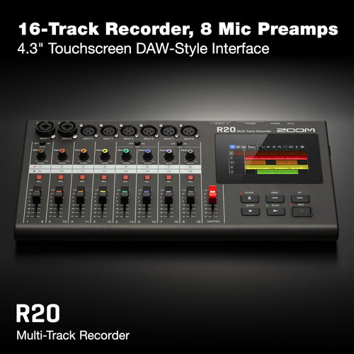 16 Tracks 6 XLR Inputs Tabletop Recorder V55736