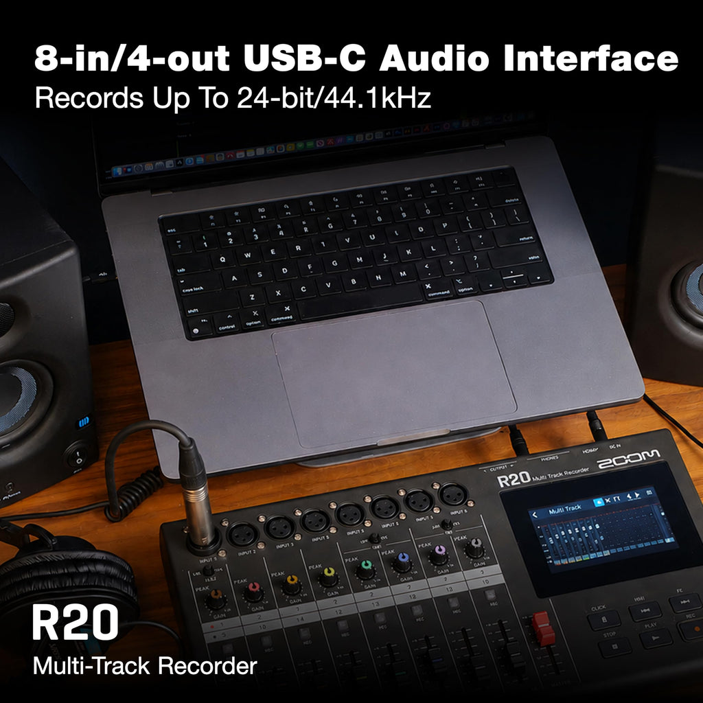 16 Tracks 6 XLR Inputs Tabletop Recorder V55736