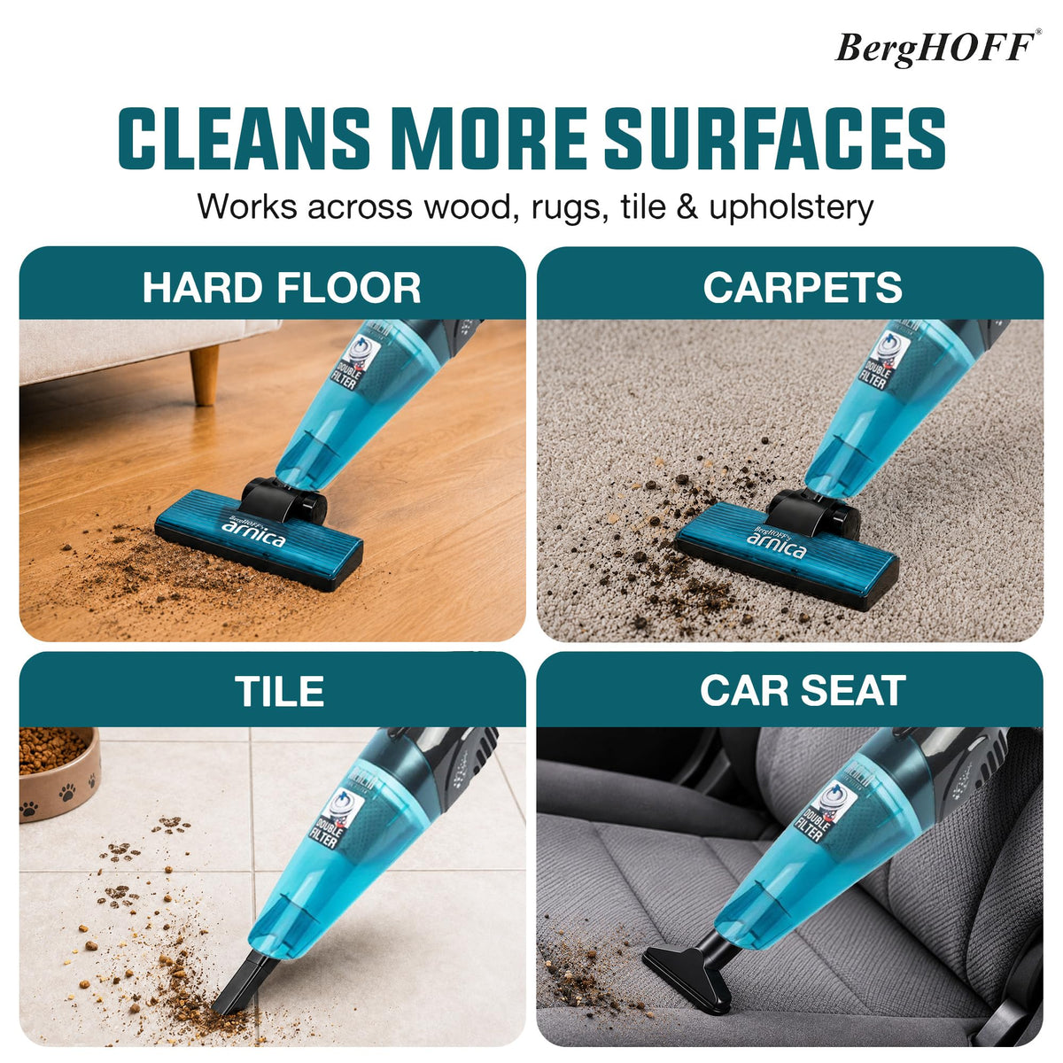 Blue Corded Stick Vacuum D418325