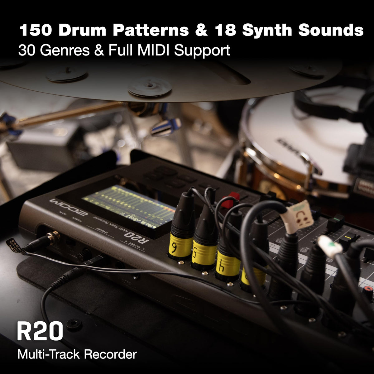 16 Tracks 6 XLR Inputs Tabletop Recorder V55736