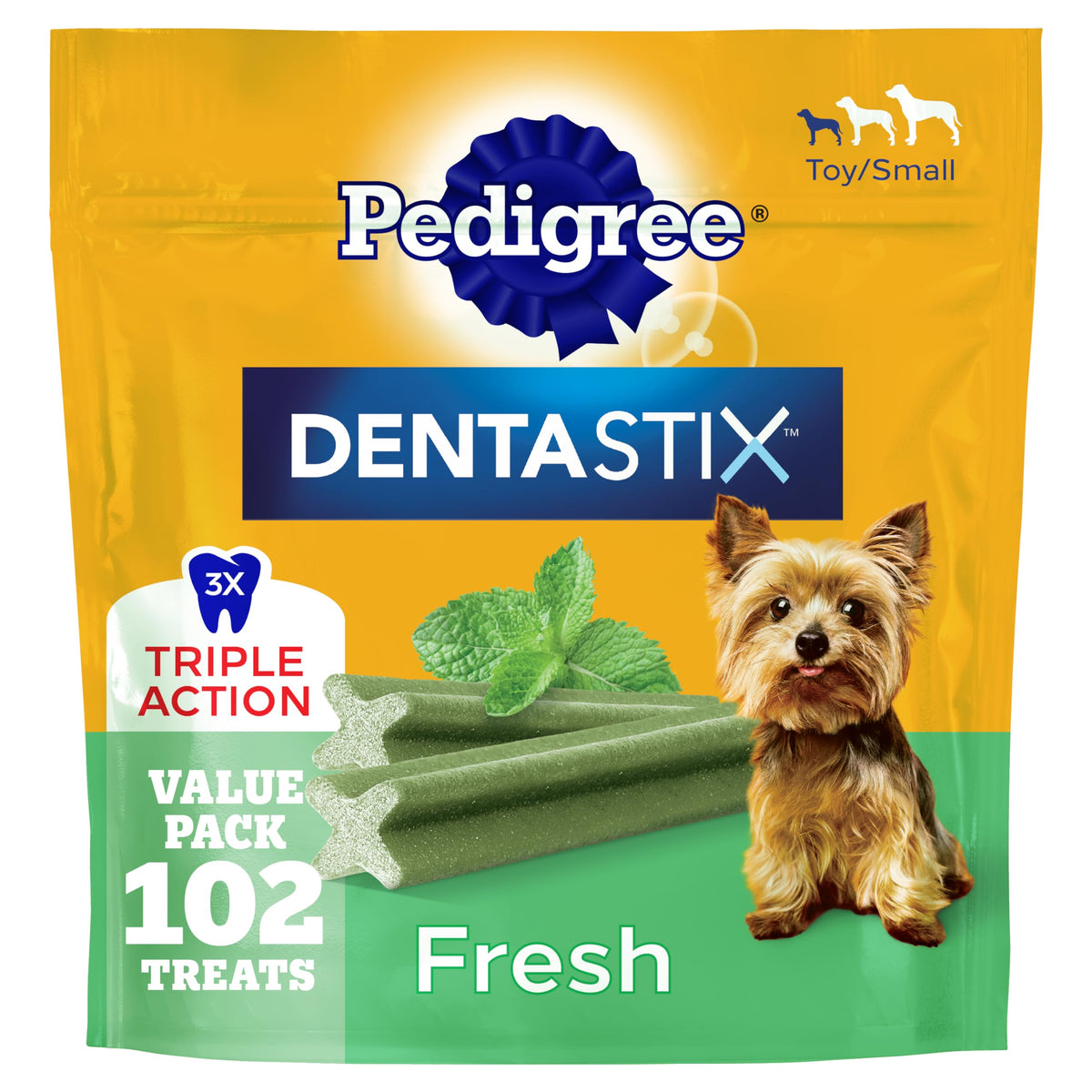 Small & Toy Breed Dental Dog Treats, 102 Count Q770688