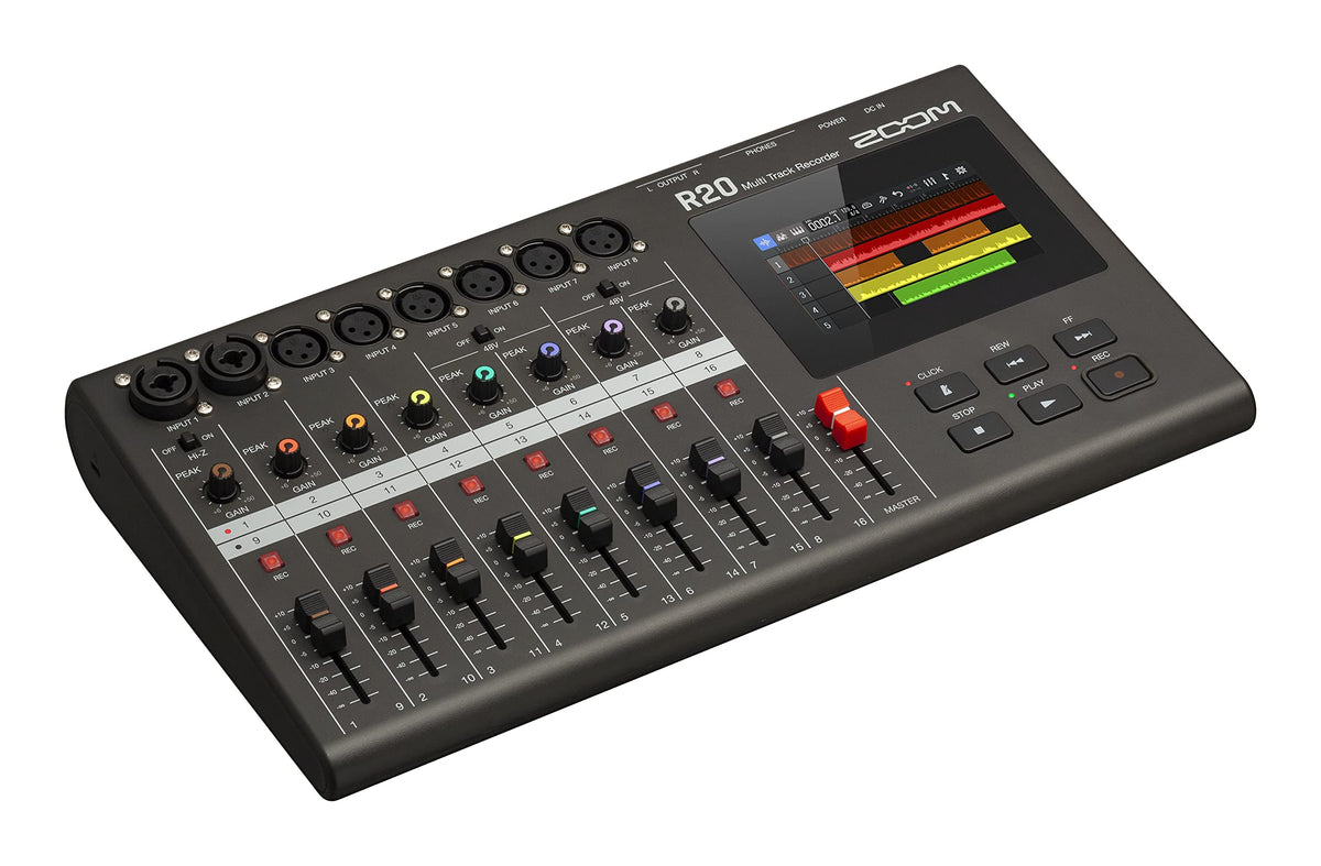 16 Tracks 6 XLR Inputs Tabletop Recorder V55736